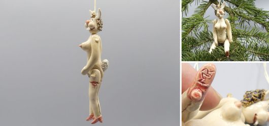 Ceramic figure by Christine & Reinhard Mhleder