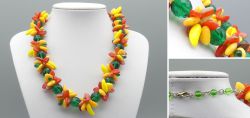 Glass jewelry in Tutti Frutti design
