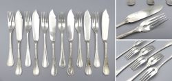 12-piece fish cutlery by Alexander Sturm