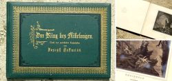 Very rare Nibelungen photo book from the 19th century